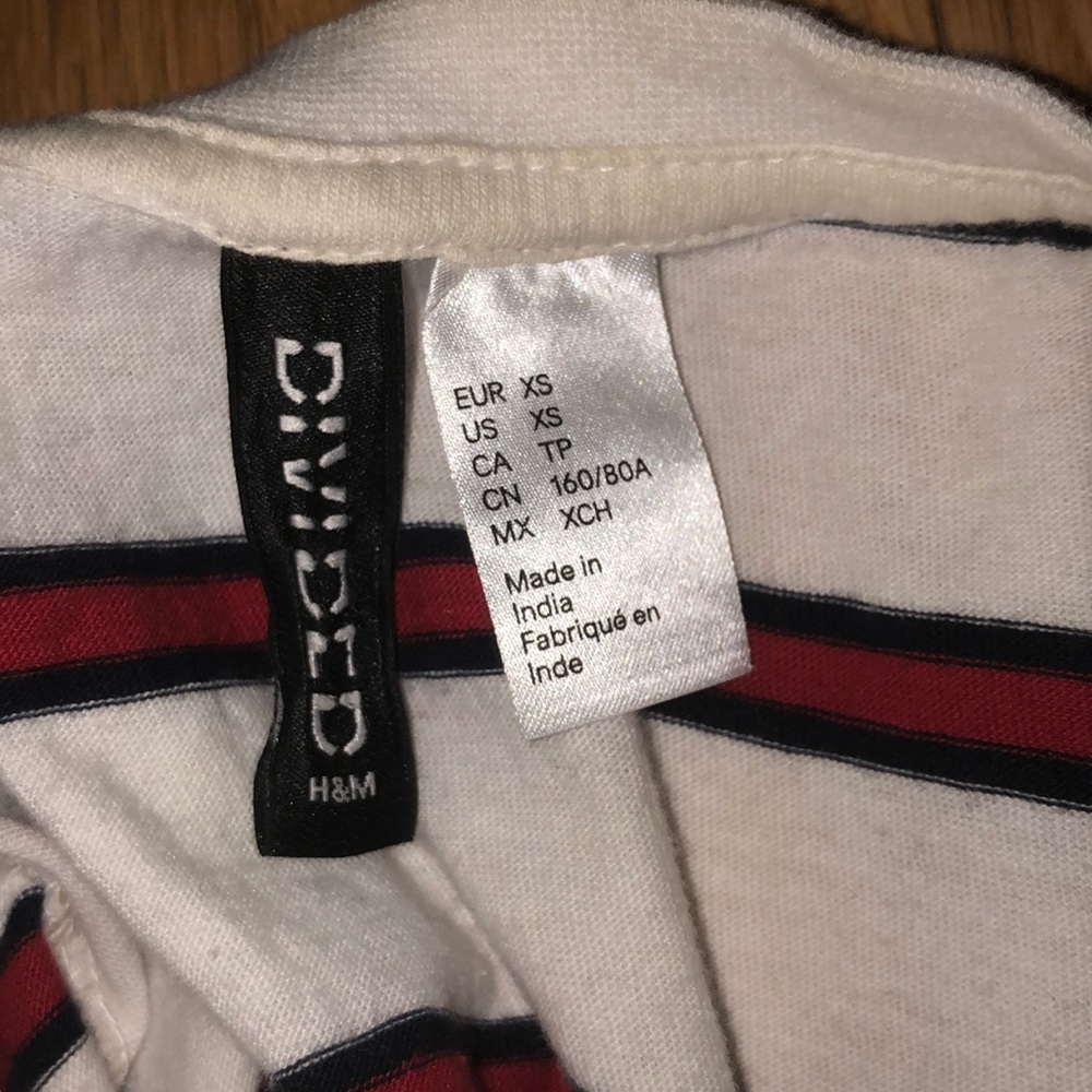 H&M Striped Crop Top - Picture 3 of 3